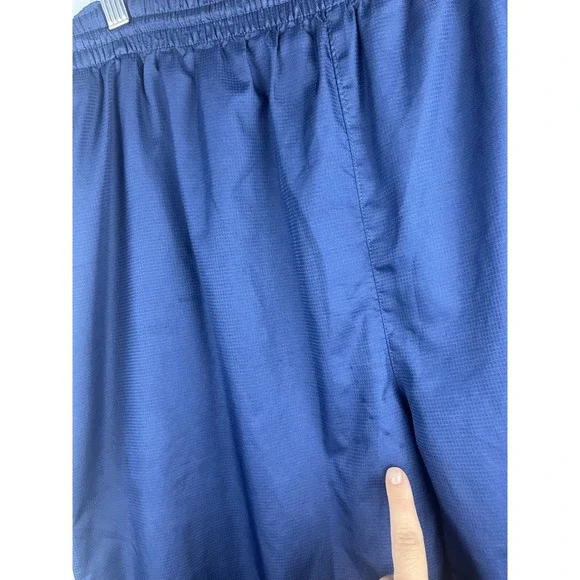 Vtg Y2K Starter Navy Track Pants Orange Mesh Lined Streetwear Mens XL 42W 29.5L - Picture 7 of 16